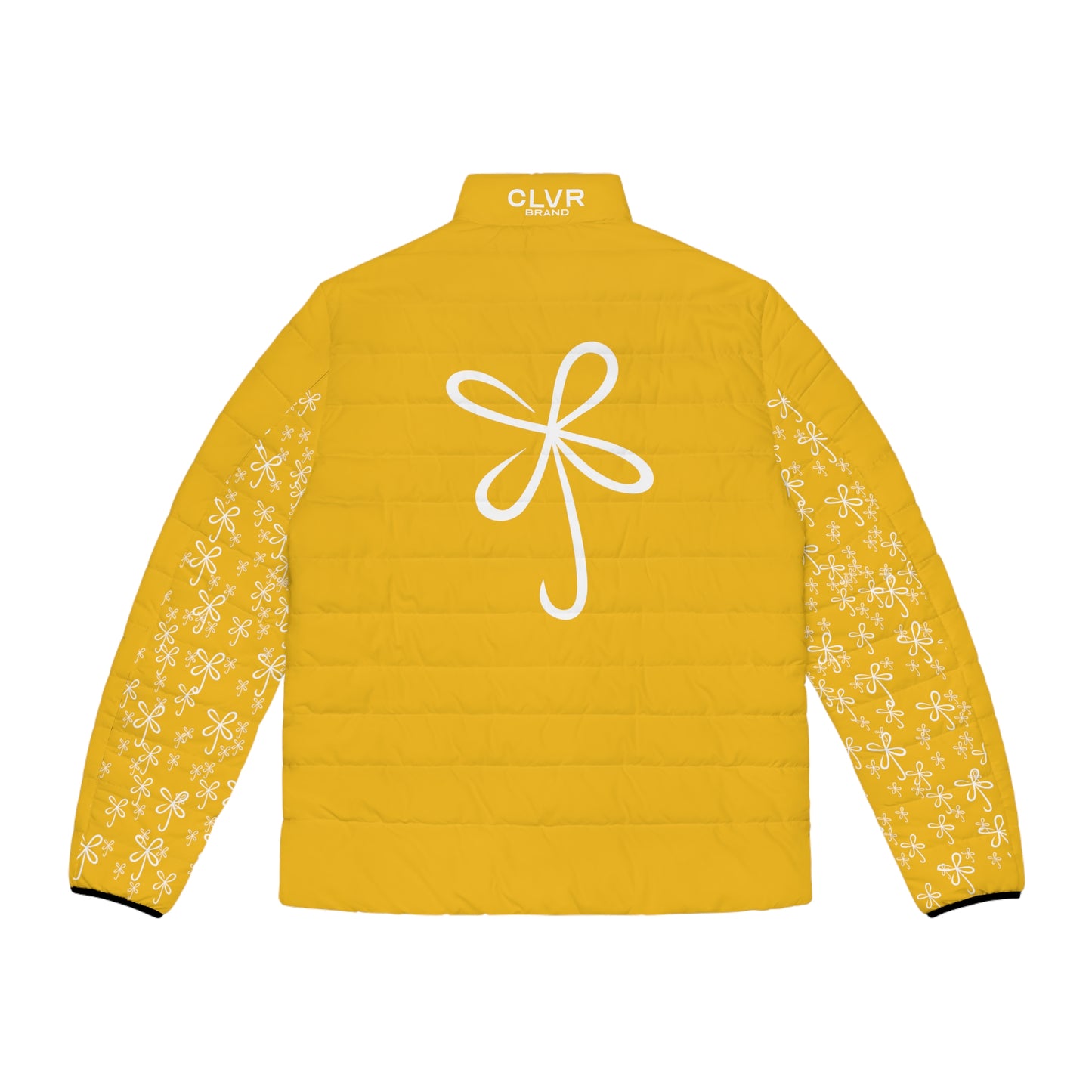 CLVR Yellow+White Puffer Jacket