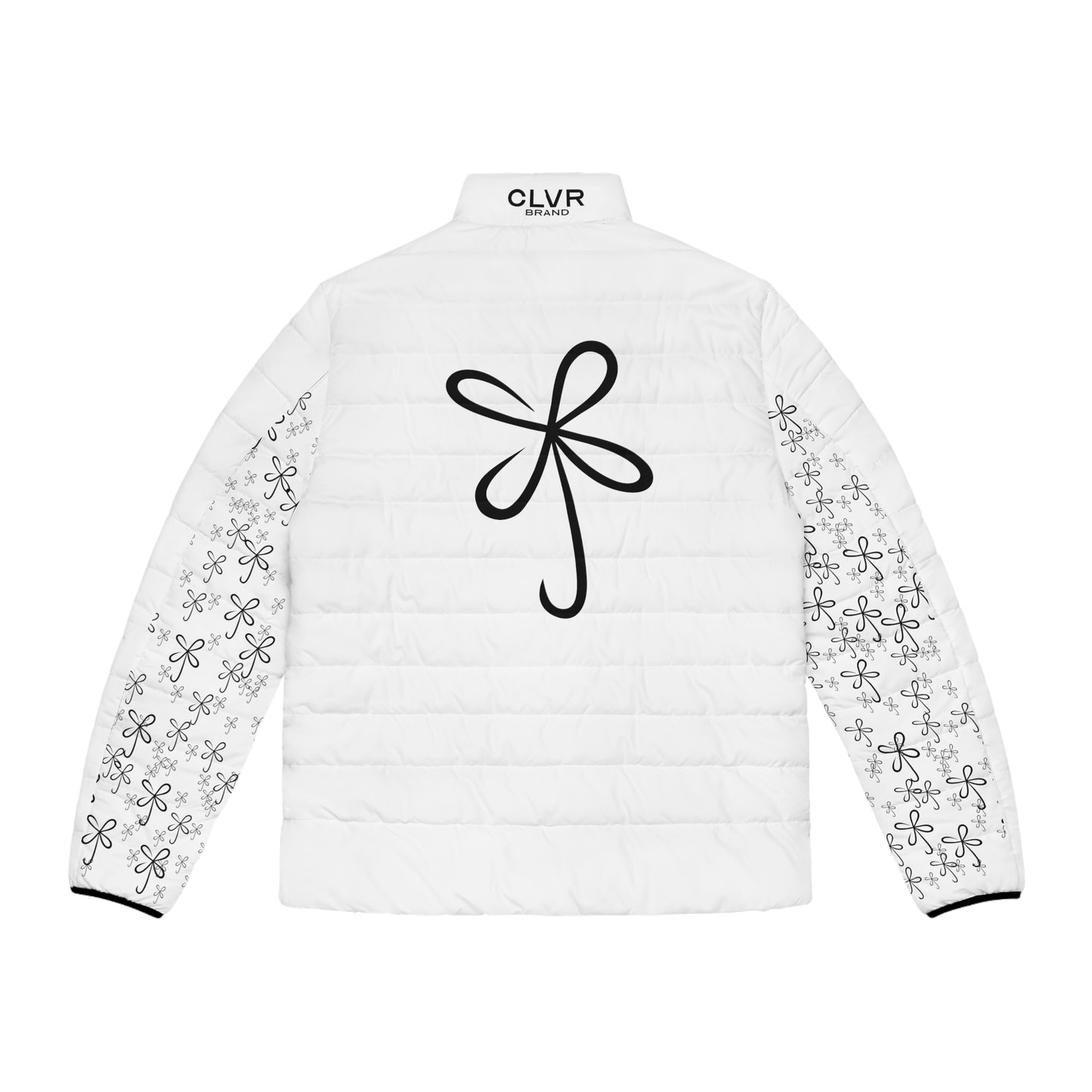 CLVR White+Black Puffer Jacket