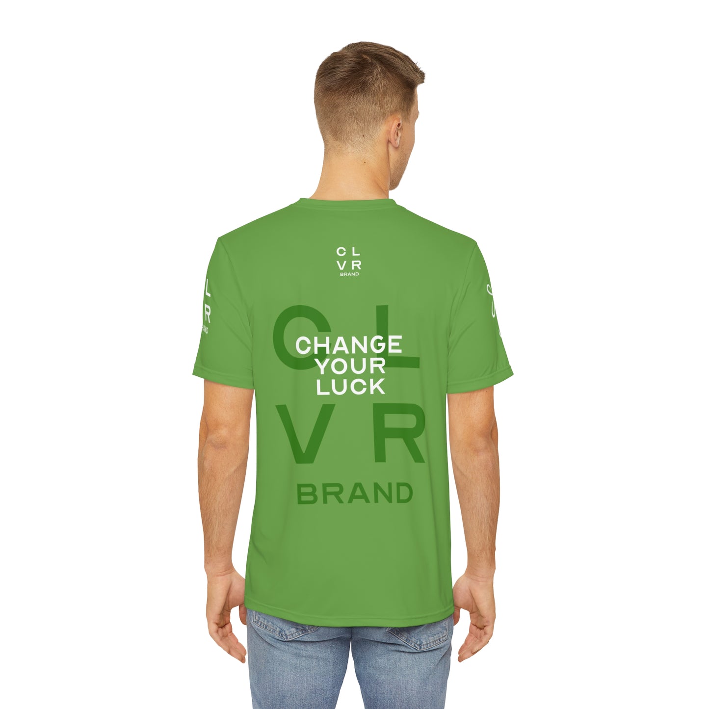 Luck Around Tee in CLVR Green