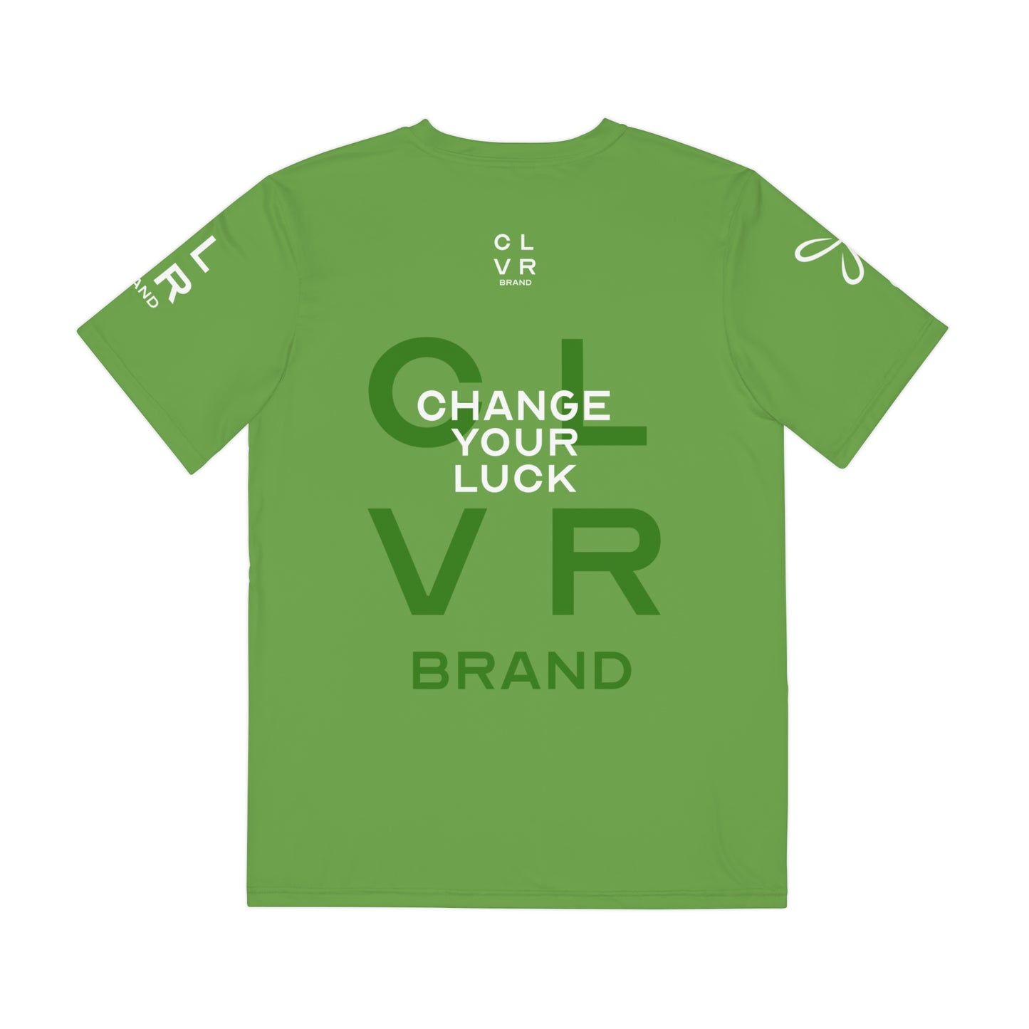Luck Around Tee in CLVR Green