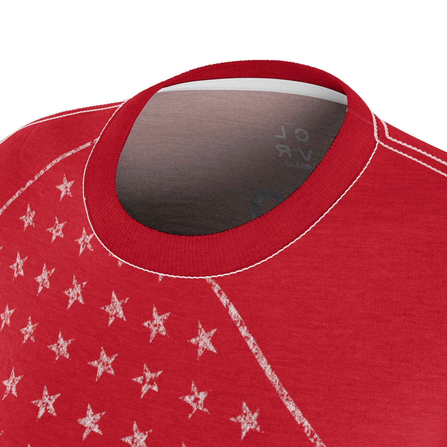 Women's Red USA Star Spangled Tee