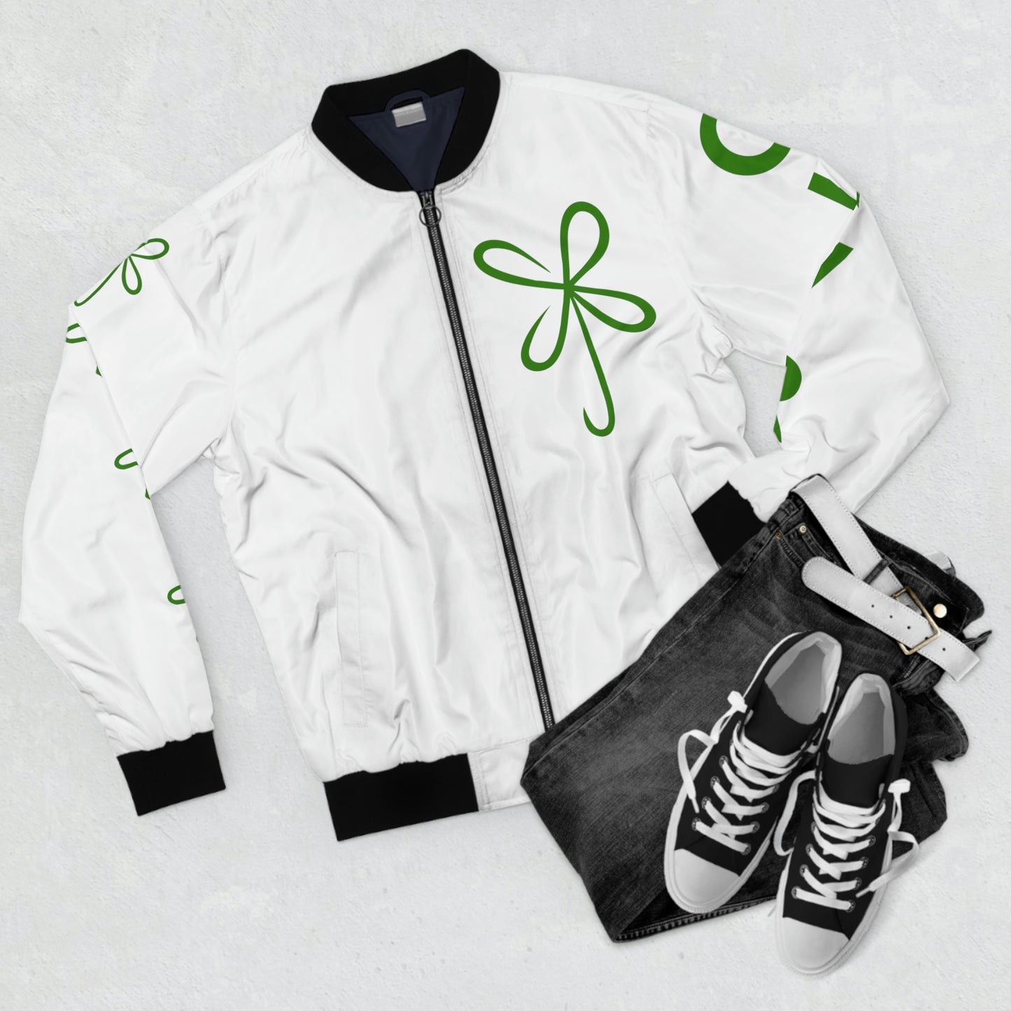 White+Green CLRV Bomber Jacket