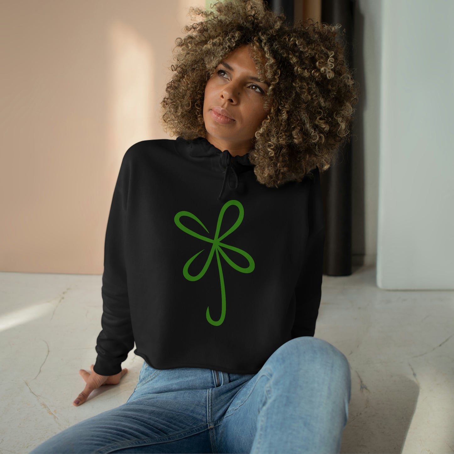 CLVR Women's Crop Hoodie