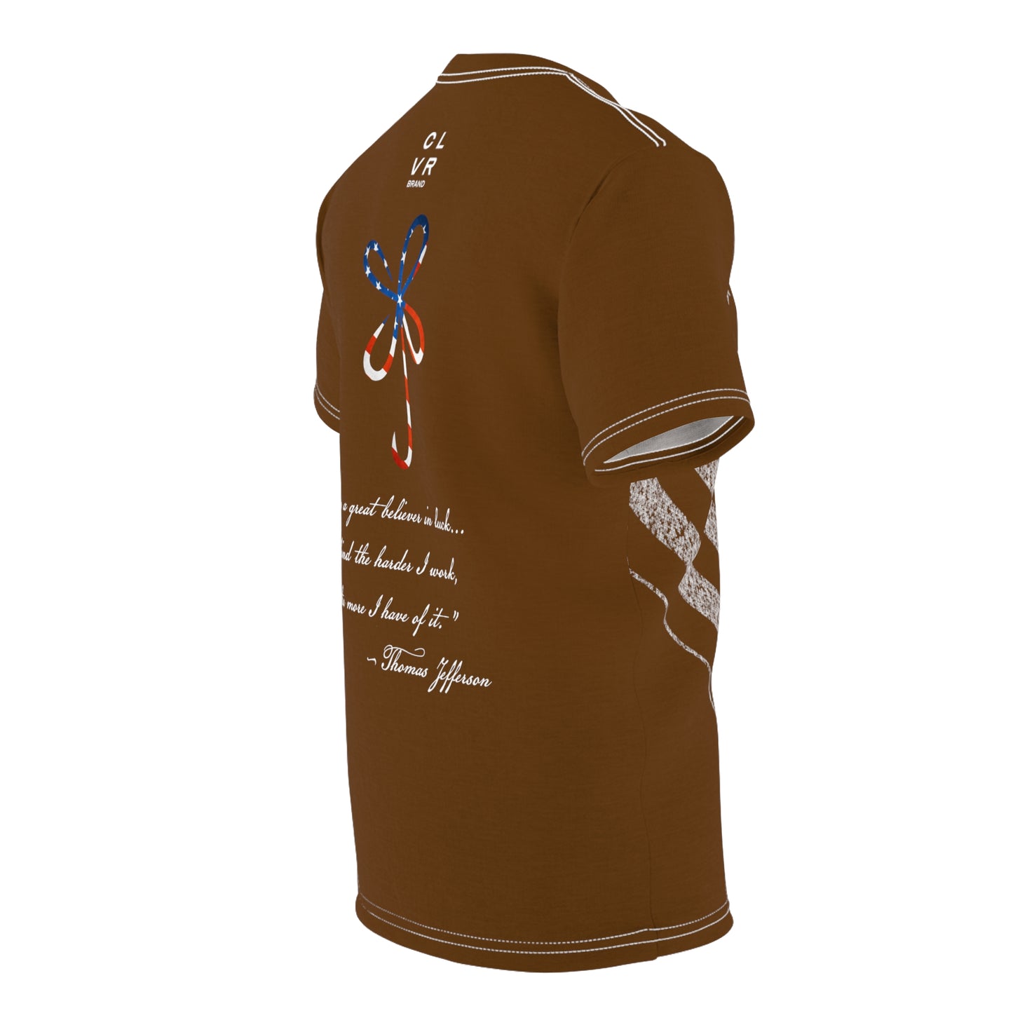 Men's Brown USA Star Spangled Tee