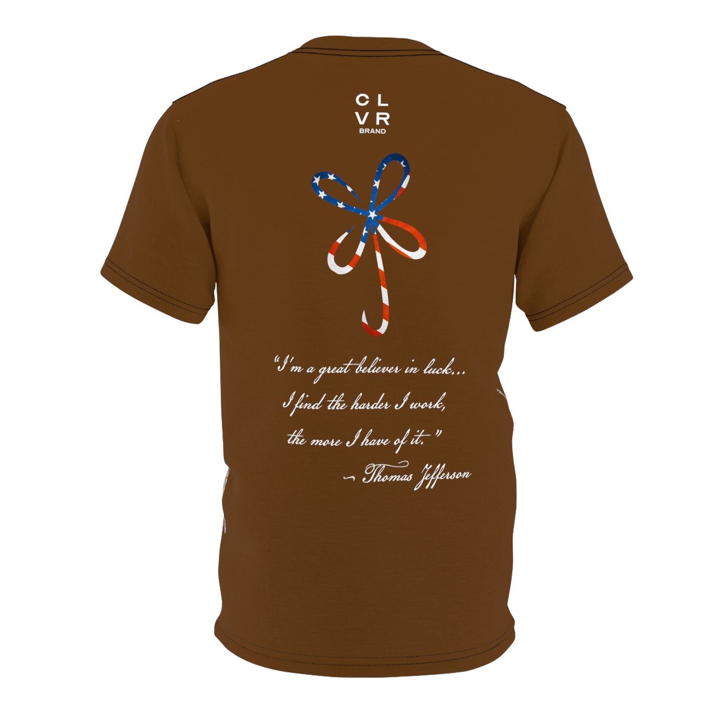 Men's Brown USA Star Spangled Tee