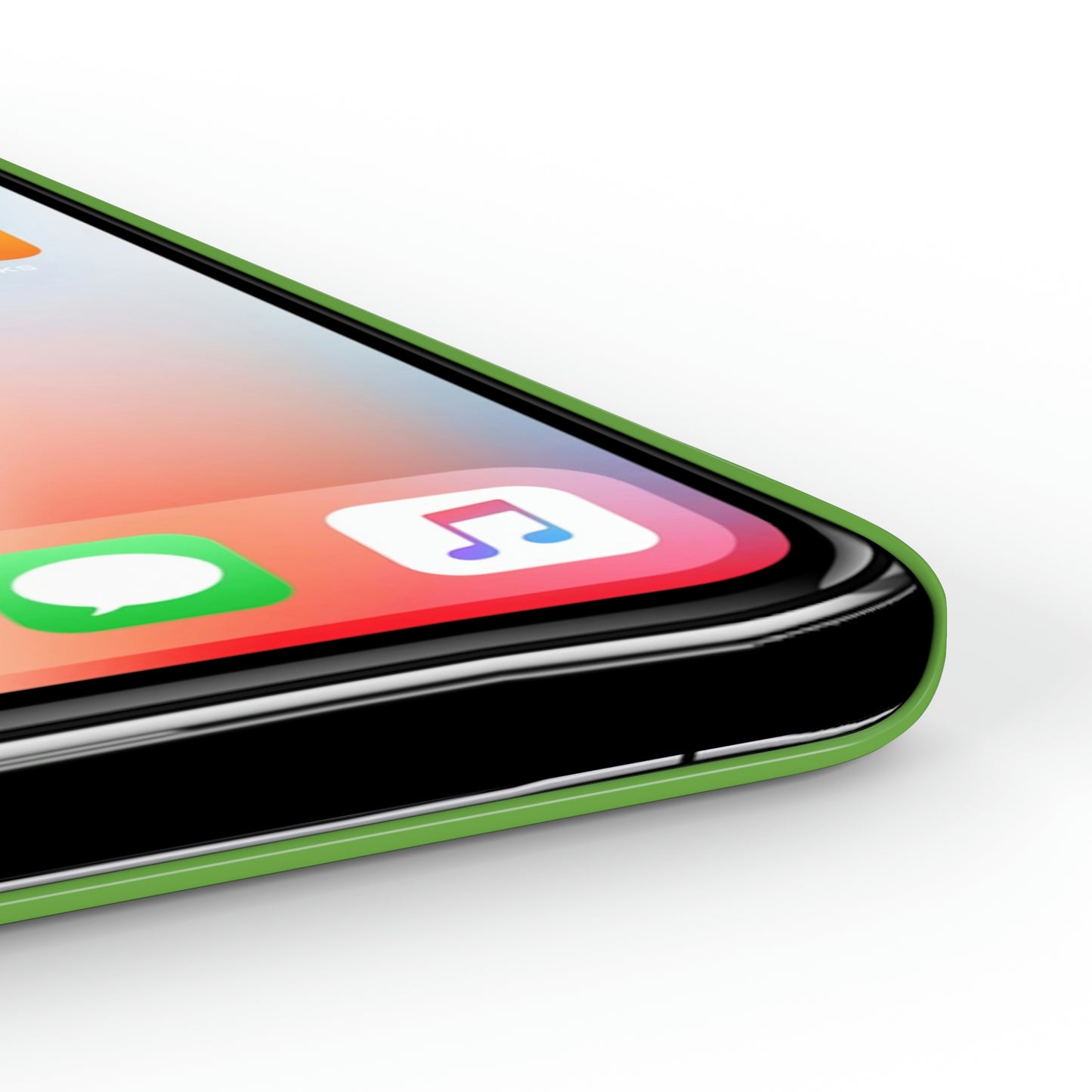 CLVR Green+White iPhone Slim Case