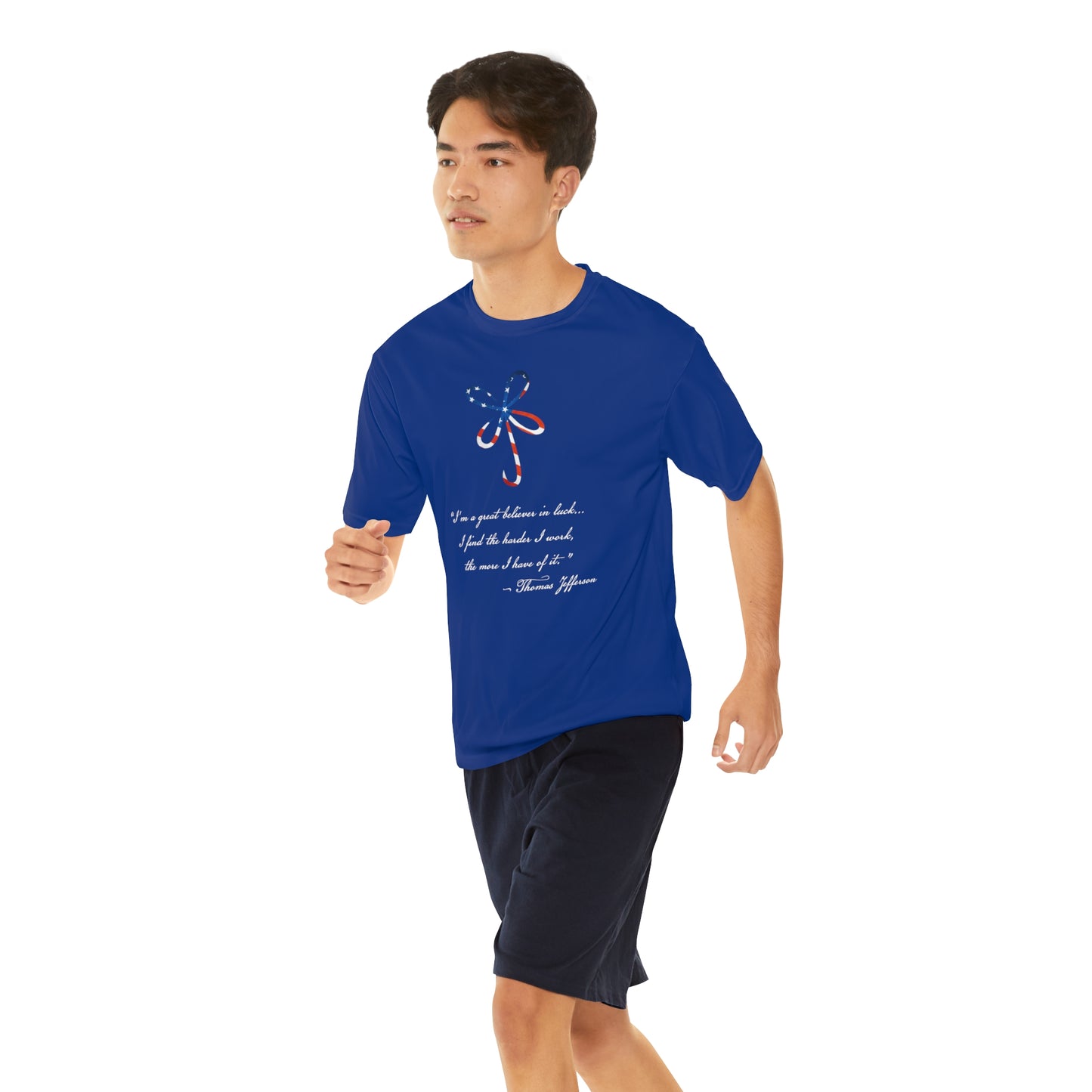 Men's USA Lucky CLVR Performance T-Shirt