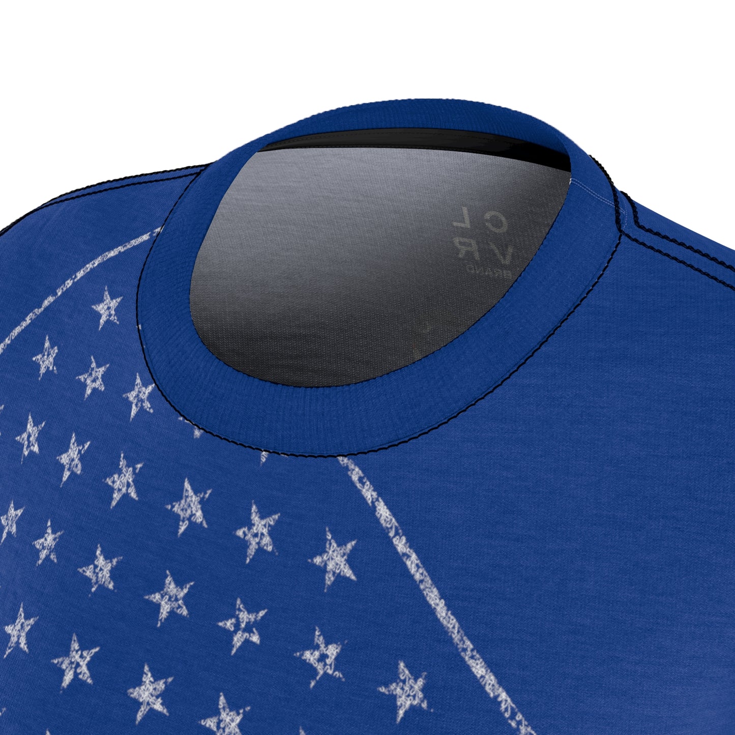 Women's Blue USA Star Spangled Tee