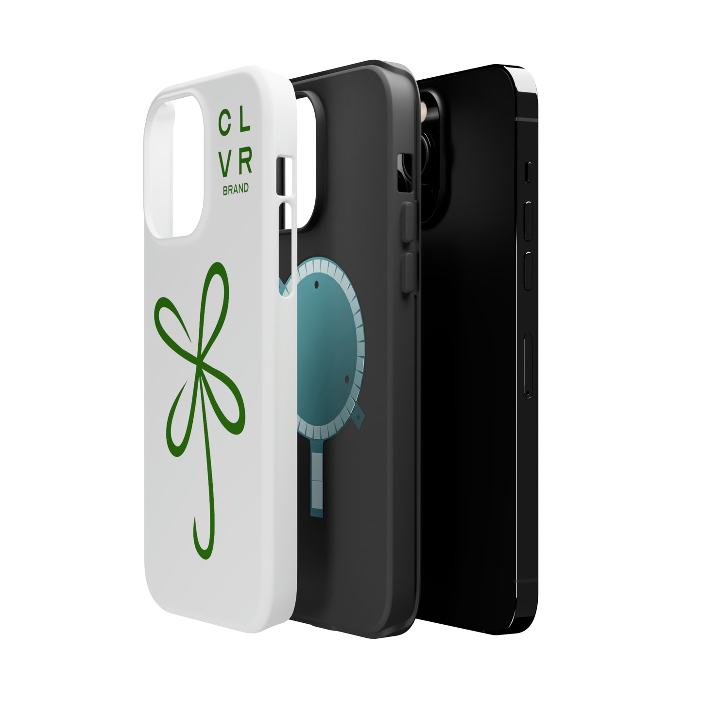 CLVR White+Green MagSafe Case (iPhone 13 & 14 Only)