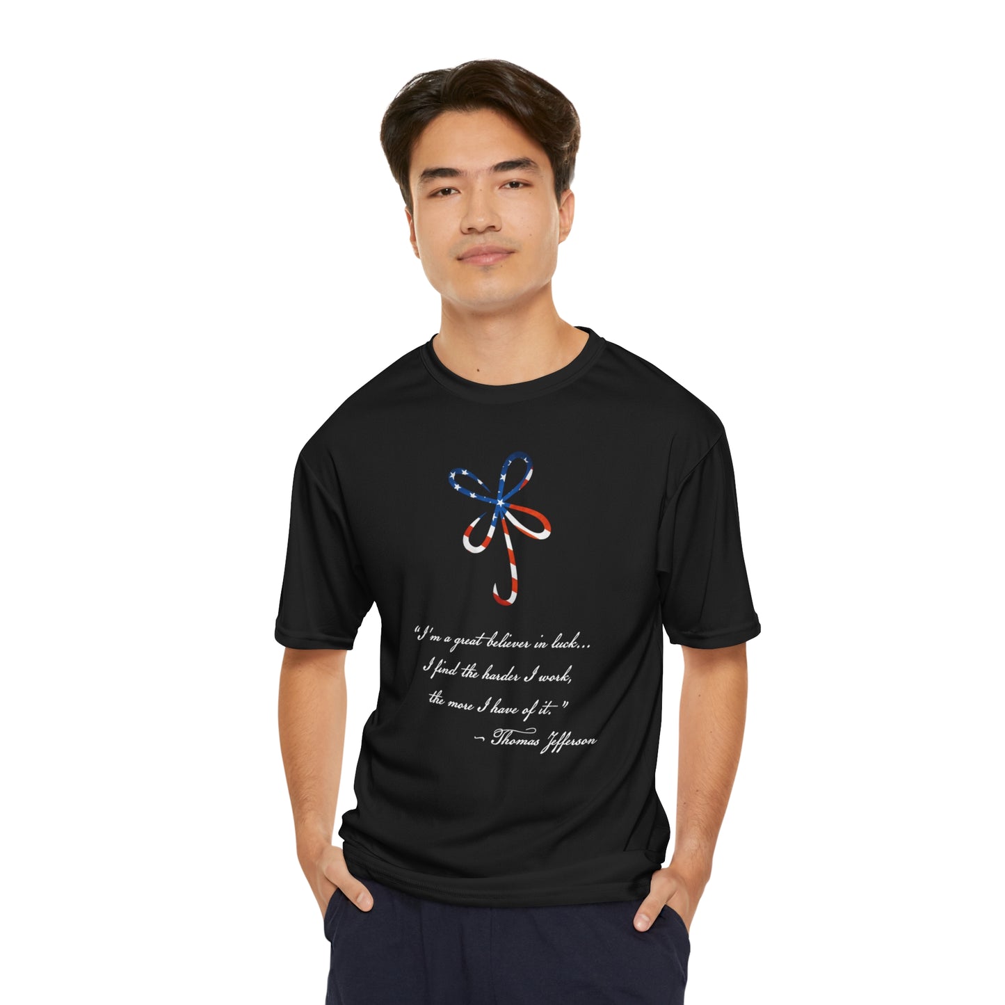 Men's USA Lucky CLVR Performance T-Shirt