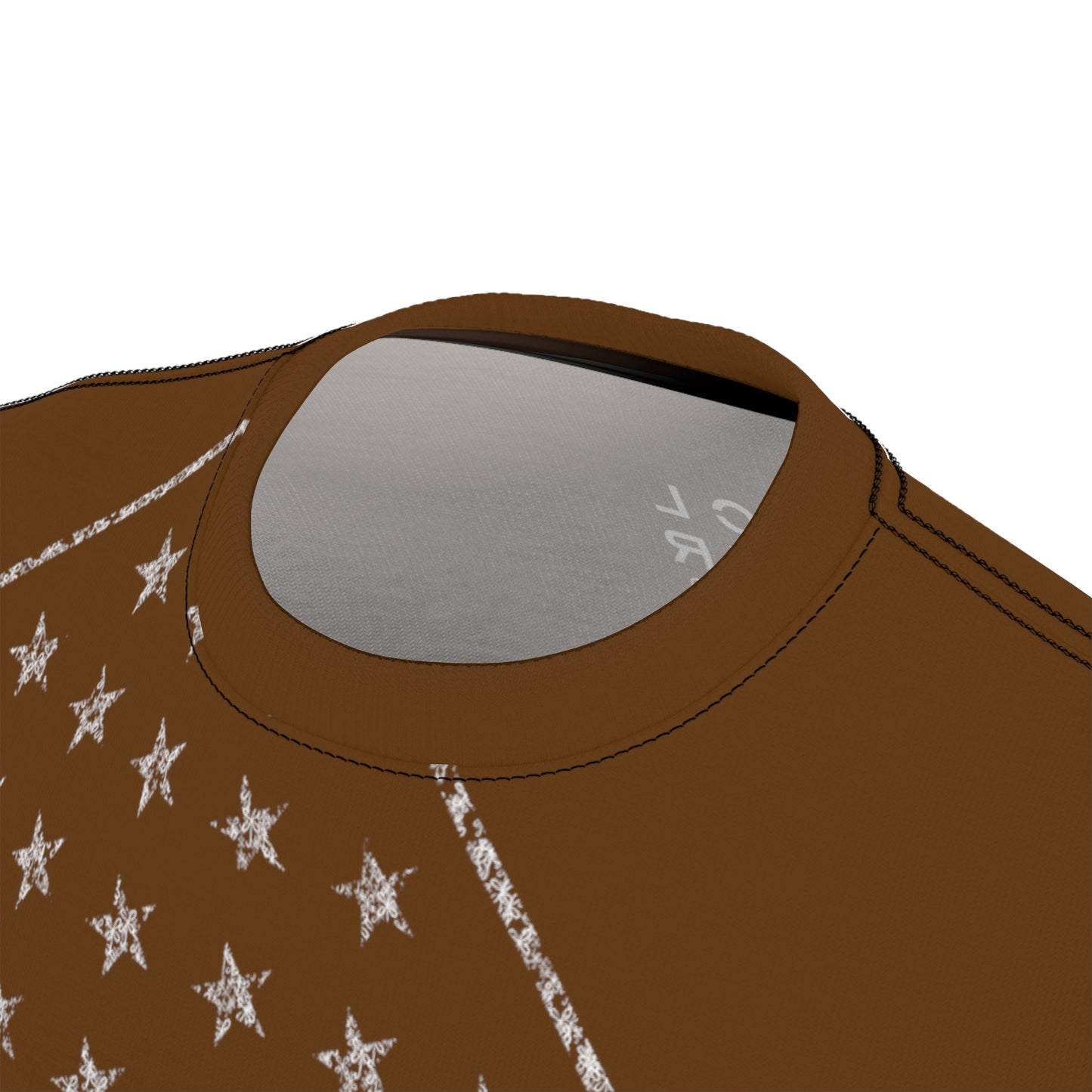 Men's Brown USA Star Spangled Tee