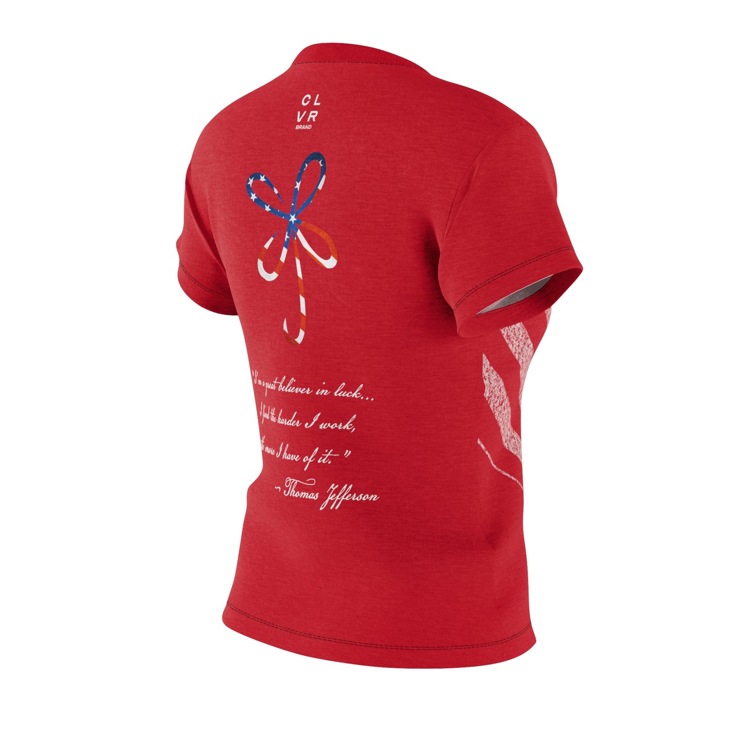 Women's Red USA Star Spangled Tee