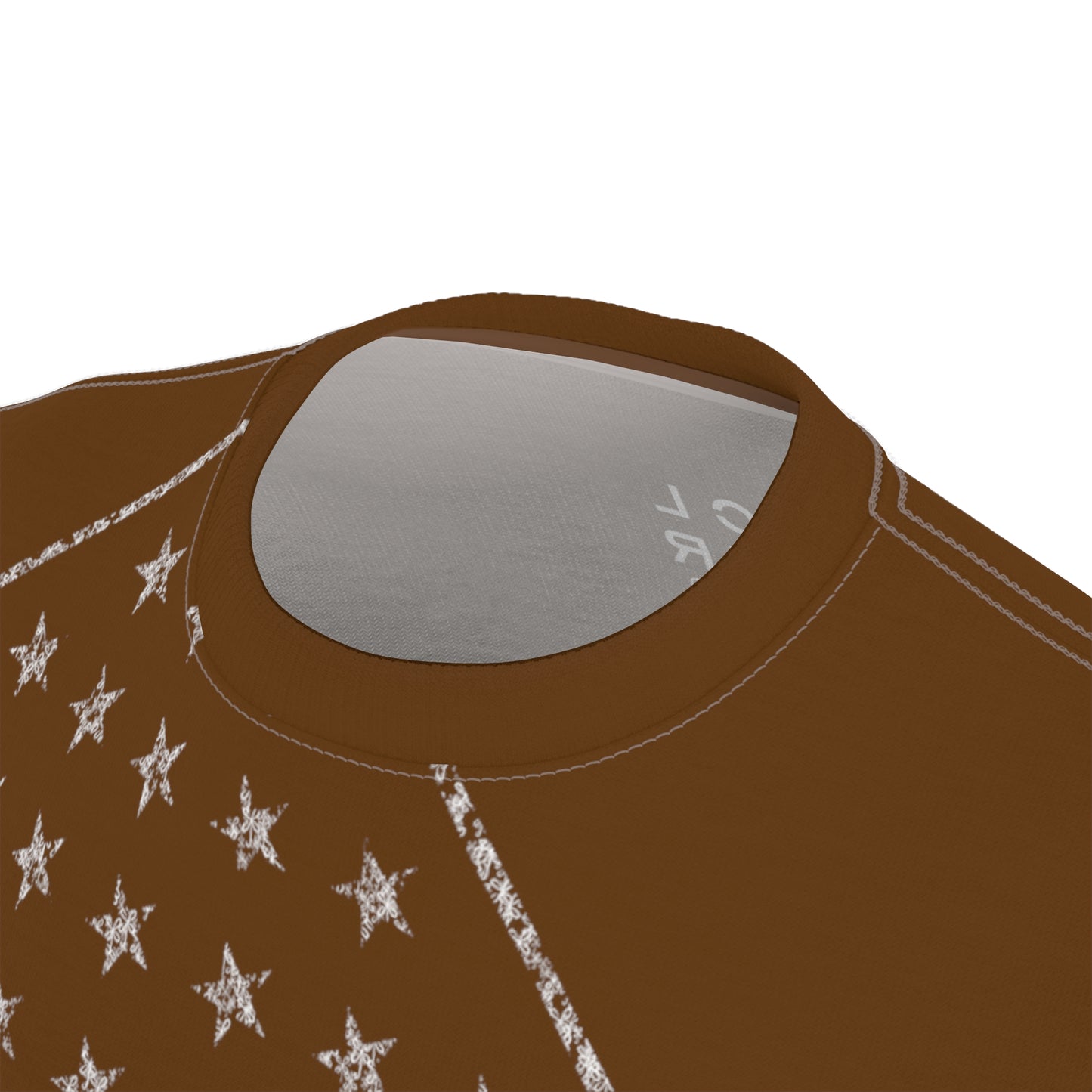 Men's Brown USA Star Spangled Tee