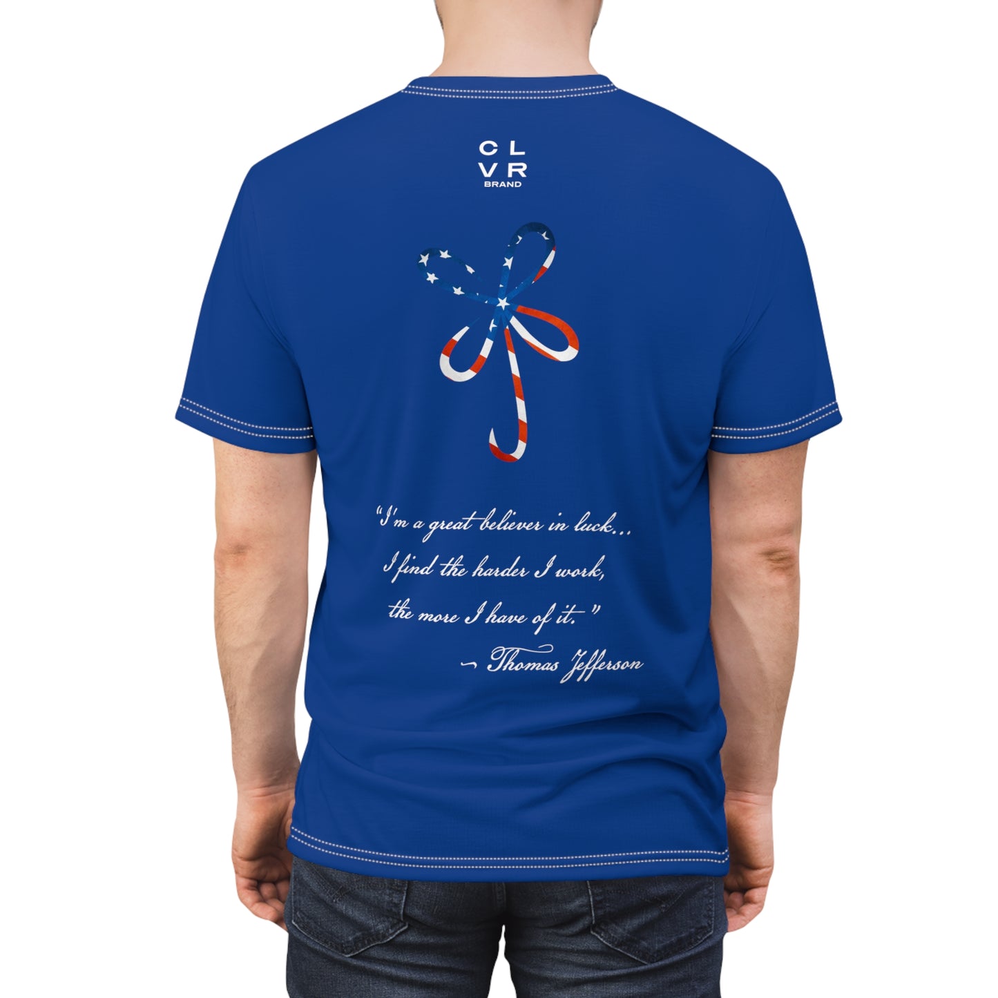 Men's Blue USA Star Spangled Tee