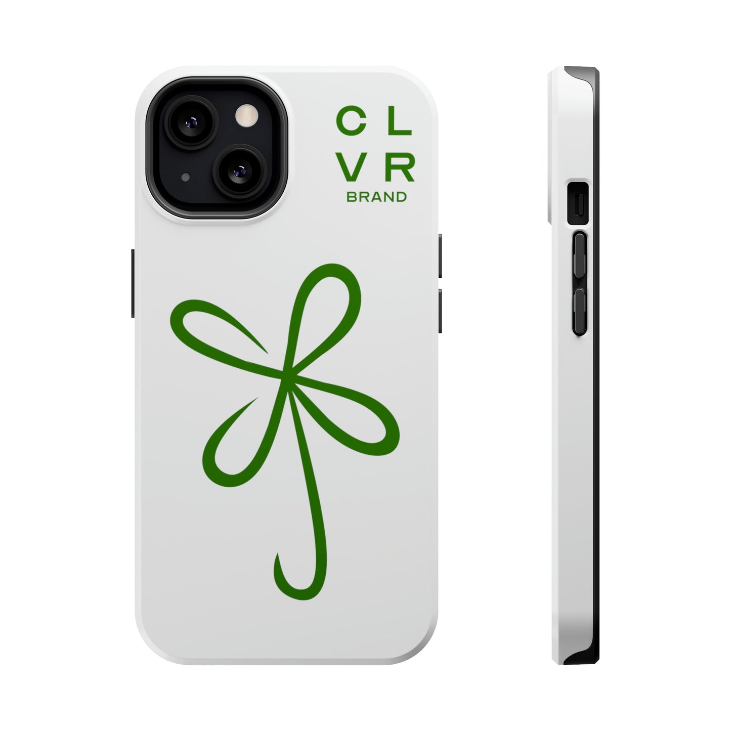 CLVR White+Green MagSafe Case (iPhone 13 & 14 Only)