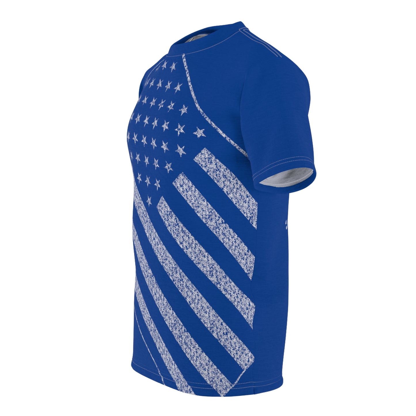 Men's Blue USA Star Spangled Tee