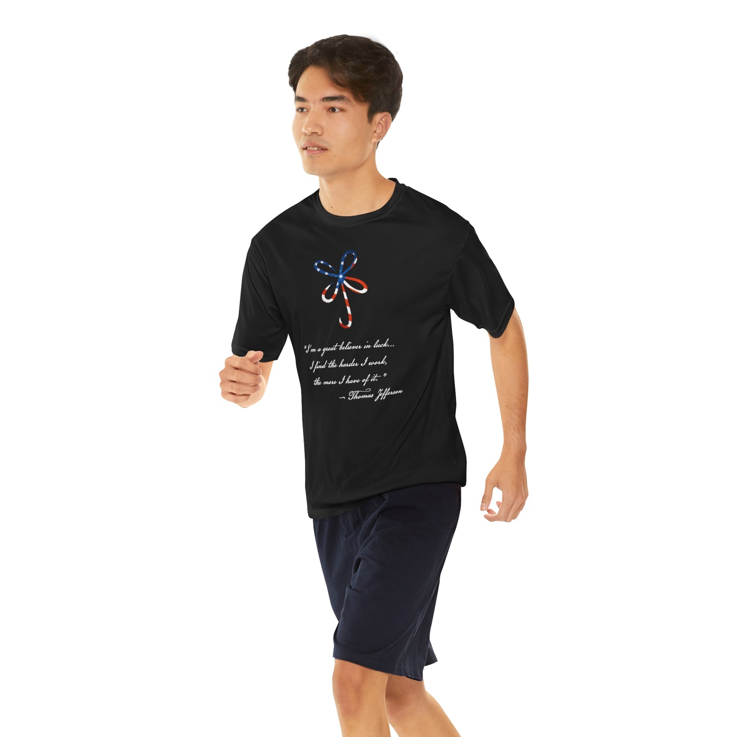 Men's USA Lucky CLVR Performance T-Shirt