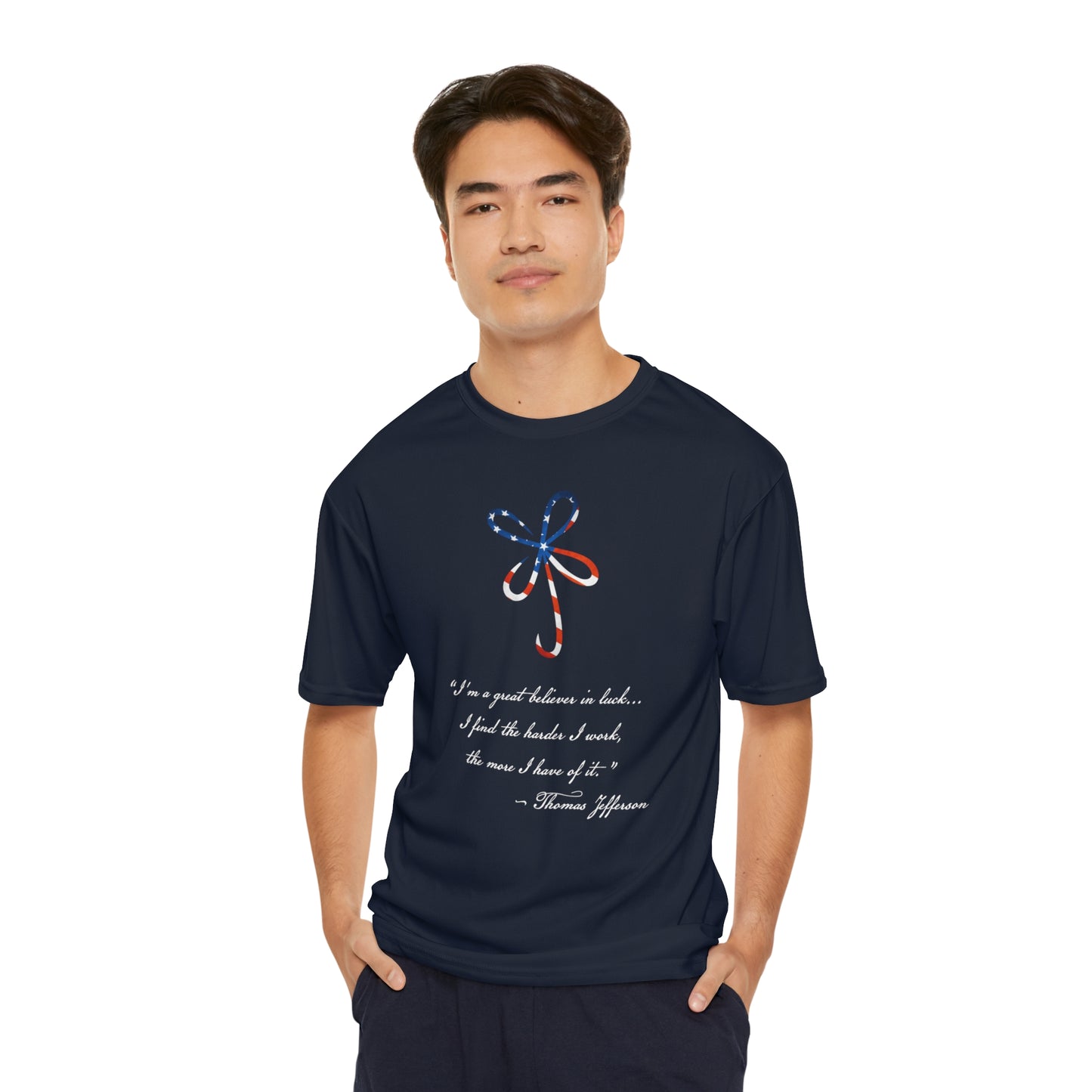 Men's USA Lucky CLVR Performance T-Shirt