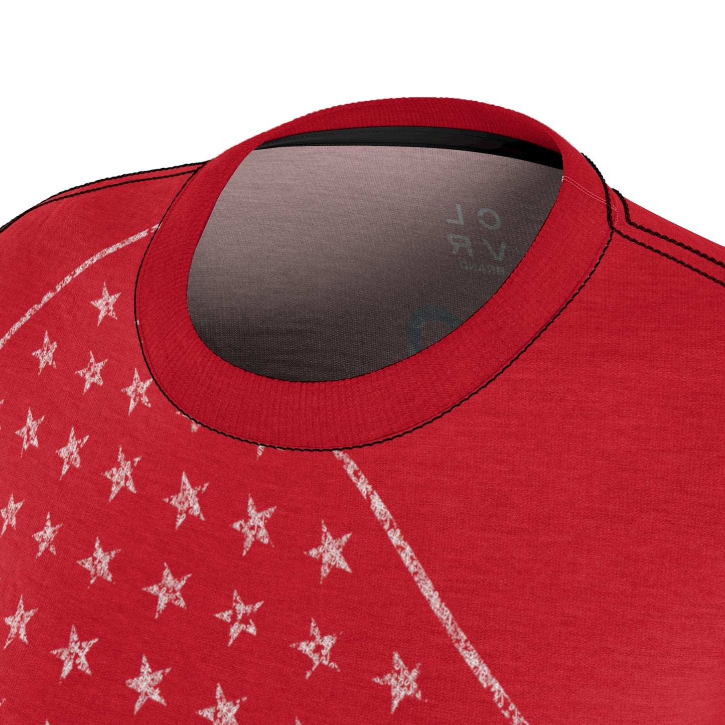 Women's Red USA Star Spangled Tee
