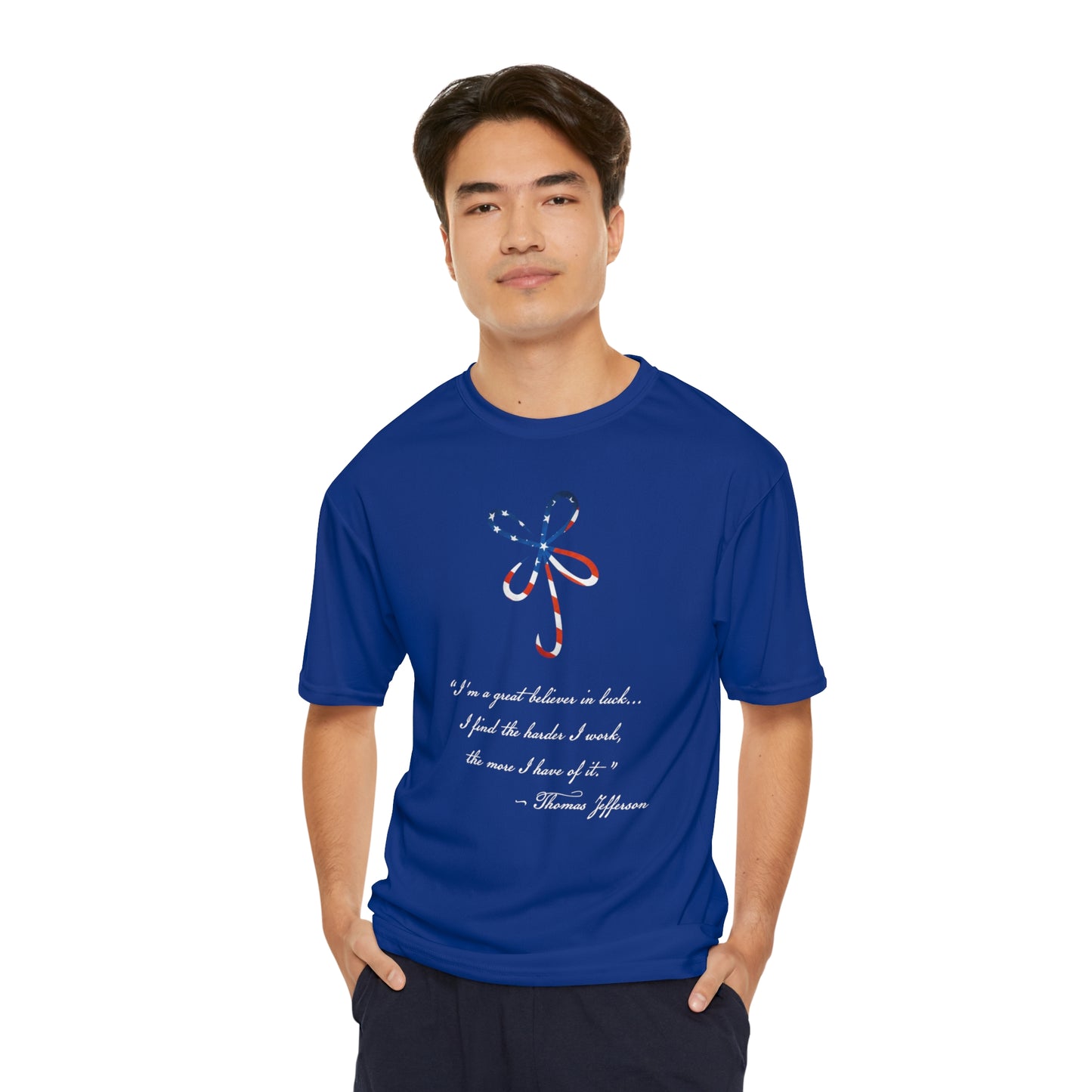 Men's USA Lucky CLVR Performance T-Shirt
