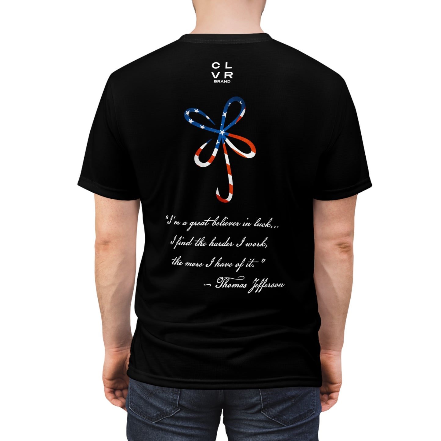 Men's Black USA Star Spangled Tee