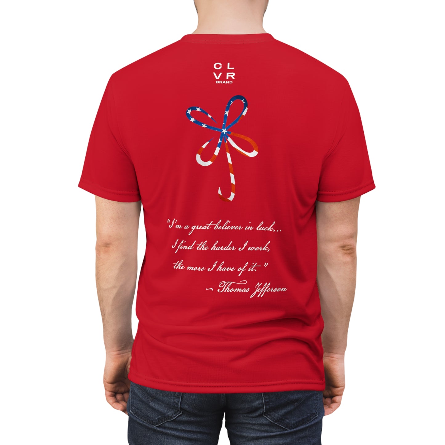 Men's Red USA Star Spangled Tee