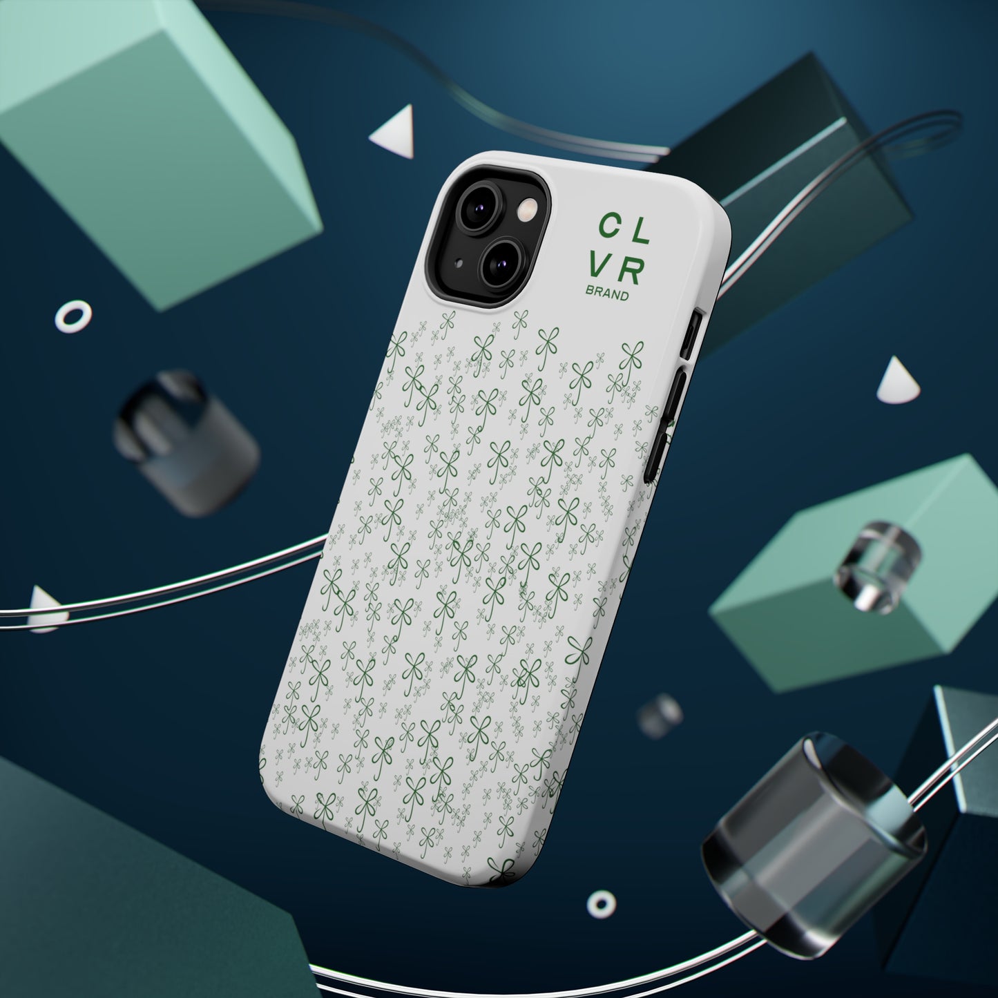 CLVR White+Field of Green MagSafe Case (iPhone 13 & 14 Only)