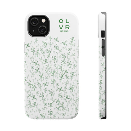 CLVR White+Field of Green MagSafe Case (iPhone 13 & 14 Only)