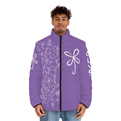 CLVR Light Purple+White Puffer Jacket