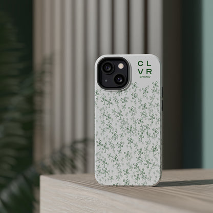 CLVR White+Field of Green MagSafe Case (iPhone 13 & 14 Only)