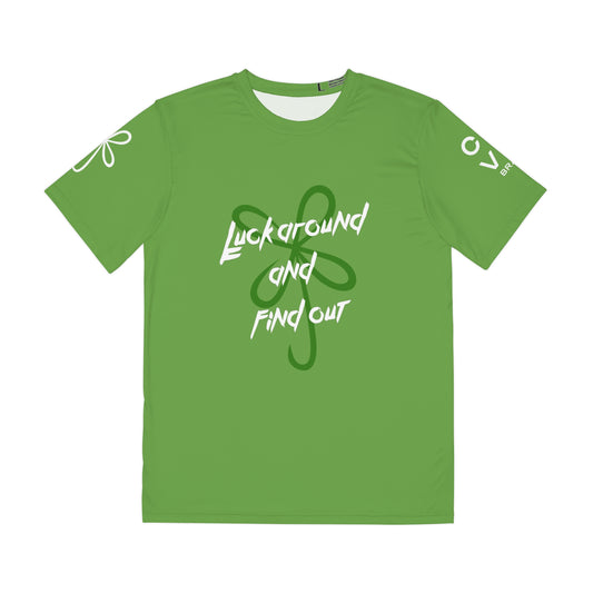 Luck Around Tee in CLVR Green