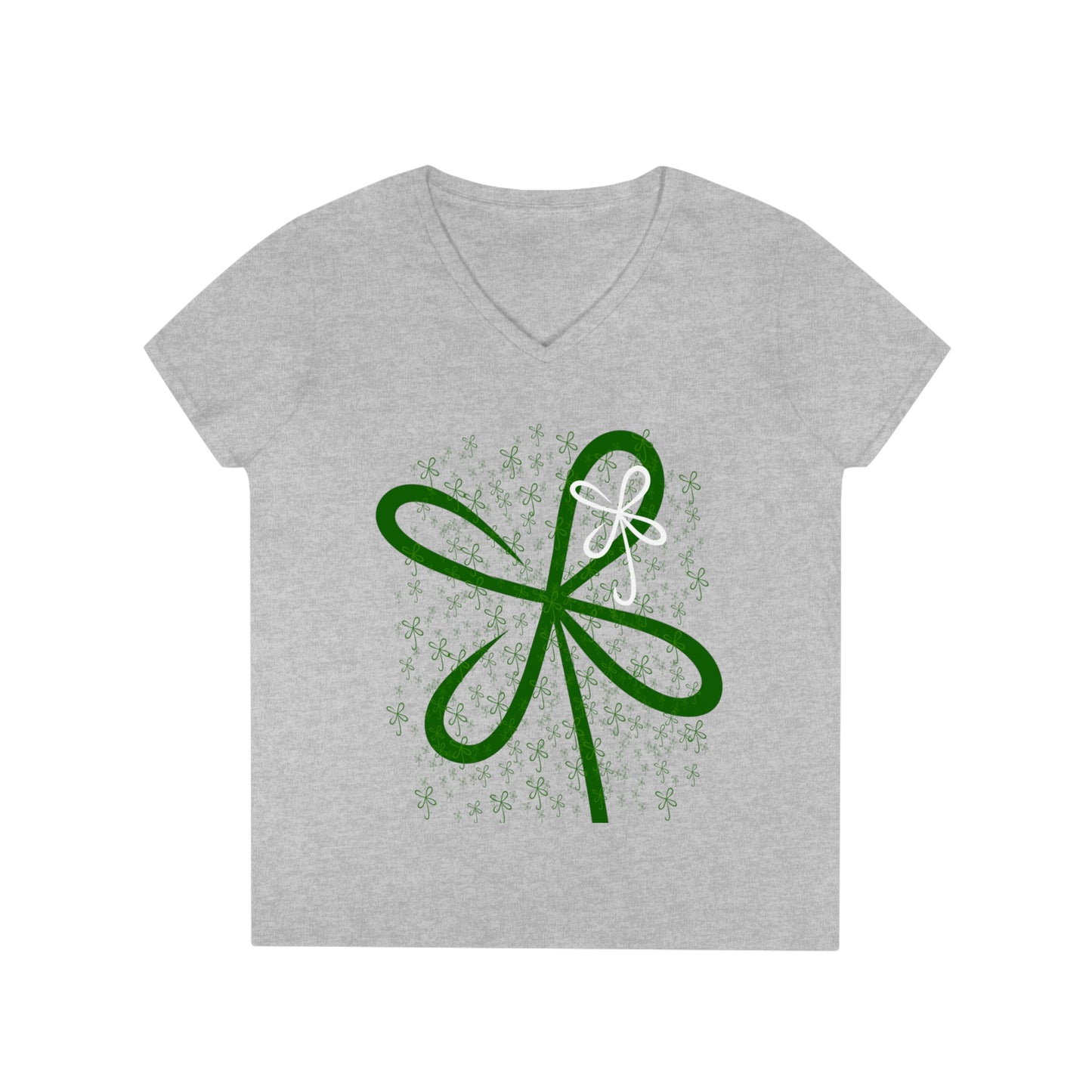 CLVR Ladies' V-Neck T-Shirt