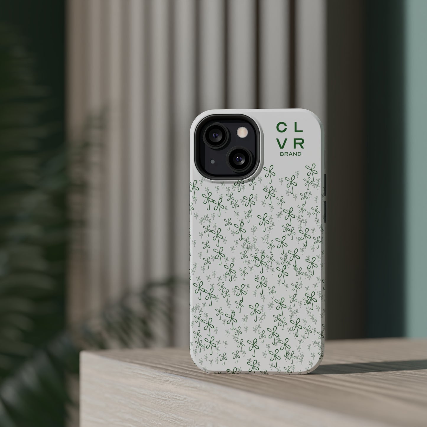 CLVR White+Field of Green MagSafe Case (iPhone 13 & 14 Only)