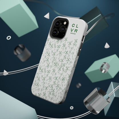 CLVR White+Field of Green MagSafe Case (iPhone 13 & 14 Only)