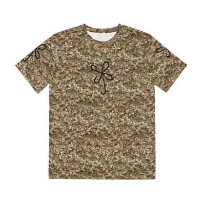 CLVR AbstrACT Camo with Black Logo Tee