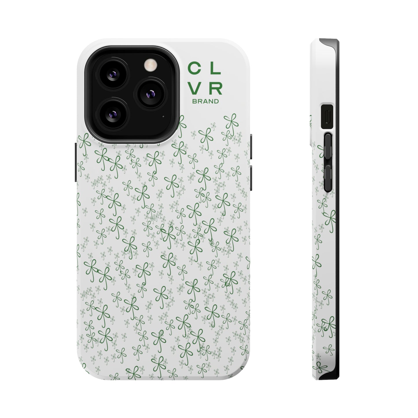 CLVR White+Field of Green MagSafe Case (iPhone 13 & 14 Only)