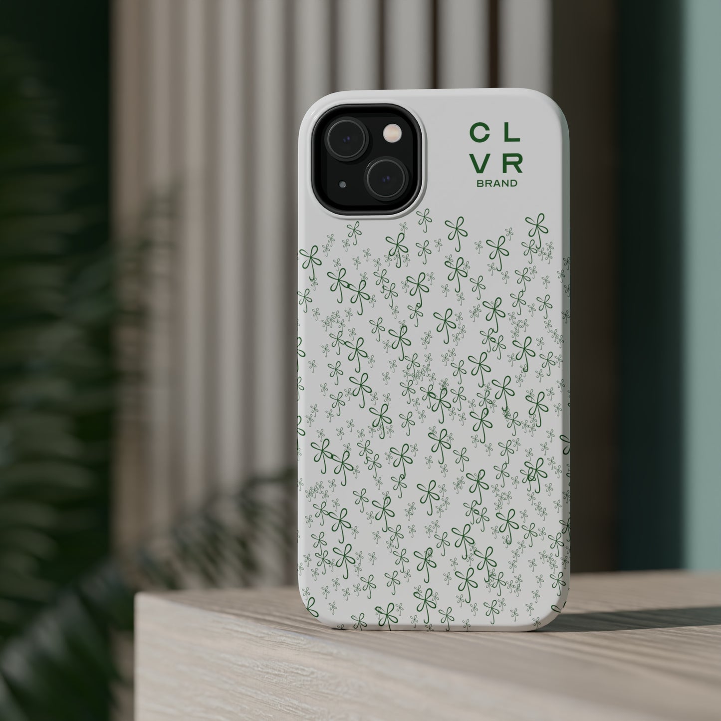 CLVR White+Field of Green MagSafe Case (iPhone 13 & 14 Only)