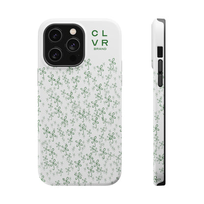 CLVR White+Field of Green MagSafe Case (iPhone 13 & 14 Only)