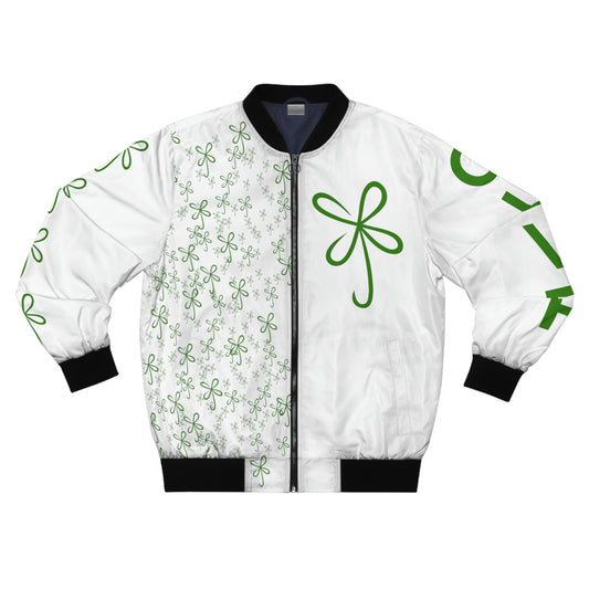 White+Field of Green CLRV Bomber Jacket