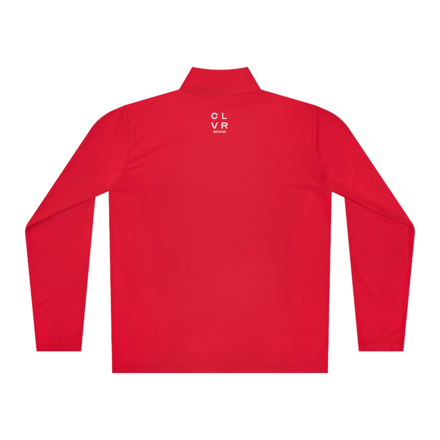 CLVR Unisex Quarter-Zip Pullover with White Logo