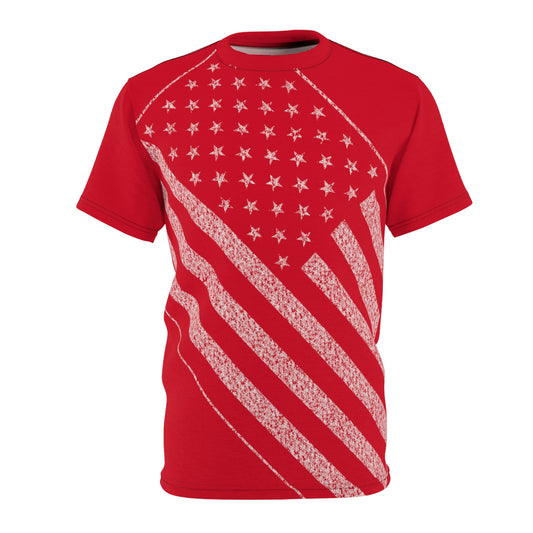 Men's Red USA Star Spangled Tee