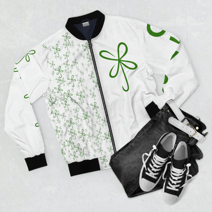 White+Field of Green CLRV Bomber Jacket